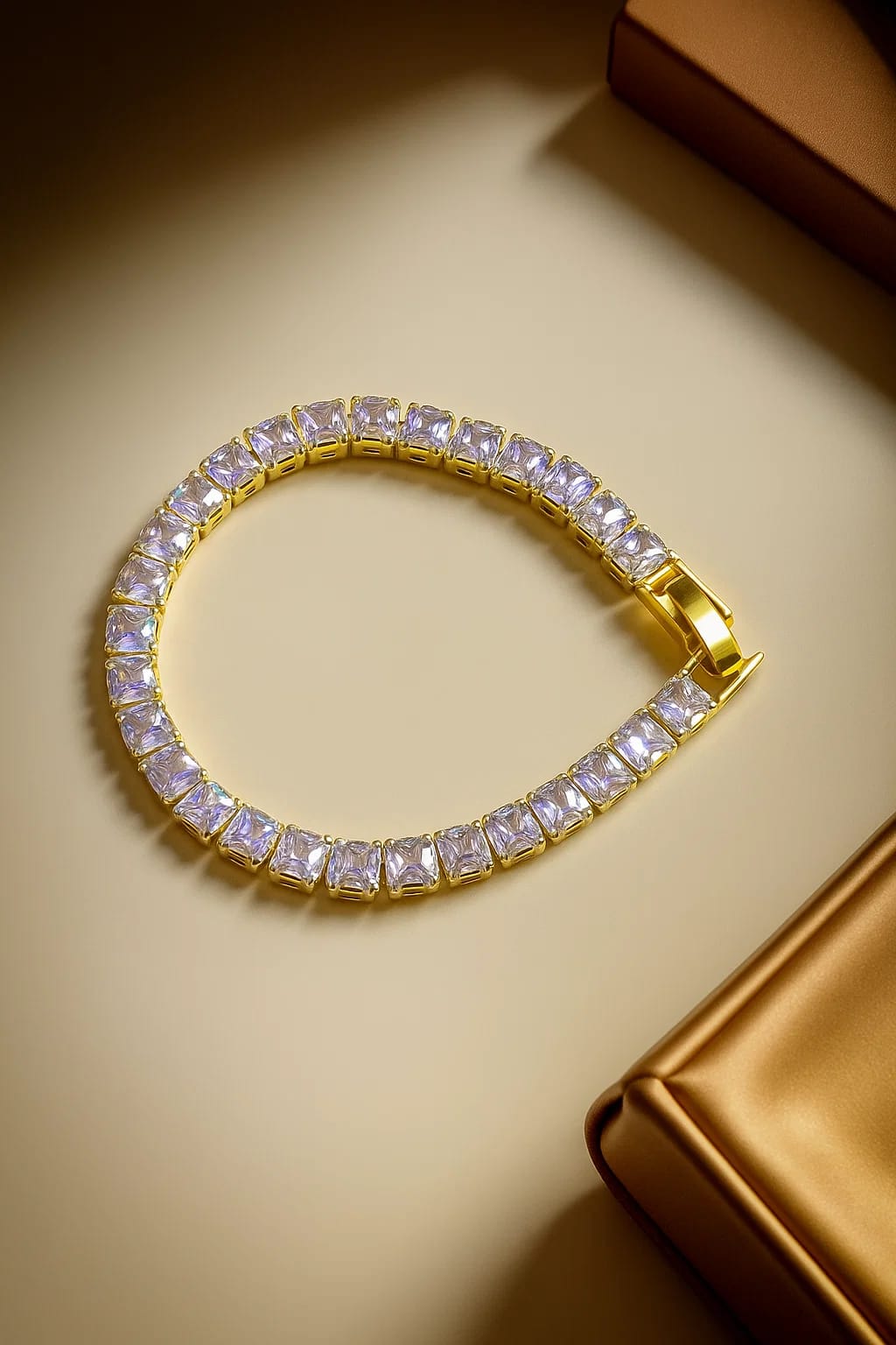 AURVIA Waterproof Moissanite Tennis Bracelet Sterling Silver - Anti-Tarnish Luxury